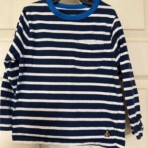 Baby Gap Striped Navy and White Kids Shirt Sz 4